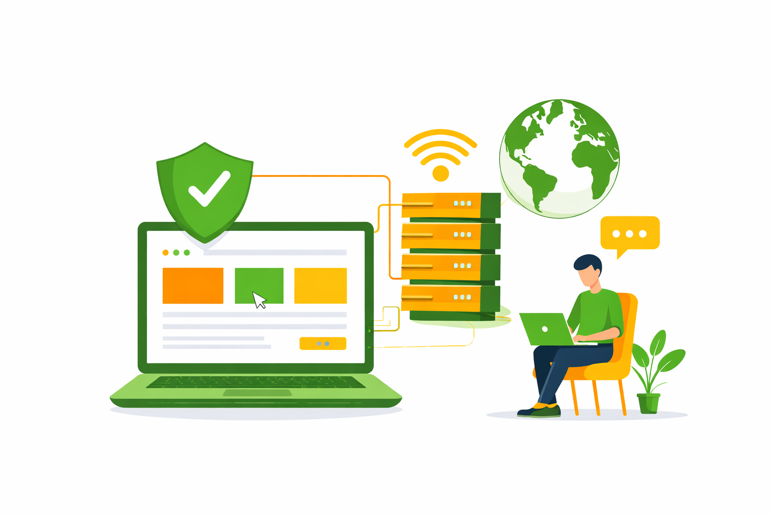 Digital tools illustration
